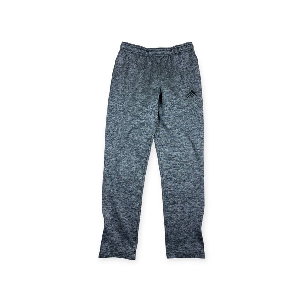 Adidas Mens Climawarm Grey Fleece Joggers Sweatpants Medium Ankle Zip